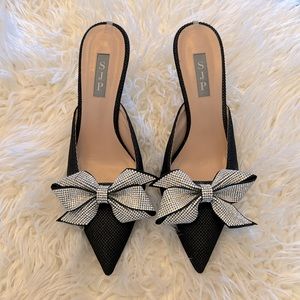 SJP Paley Women’s Embellished Pointed Toe Mules